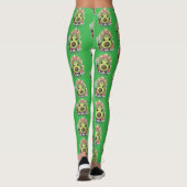 Ahuacatl Aztec Warrior Avocado Leggings (Rückseite)
