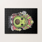 Ahuacatl Aztec Warrior Avocado Puzzle (Horizontal)