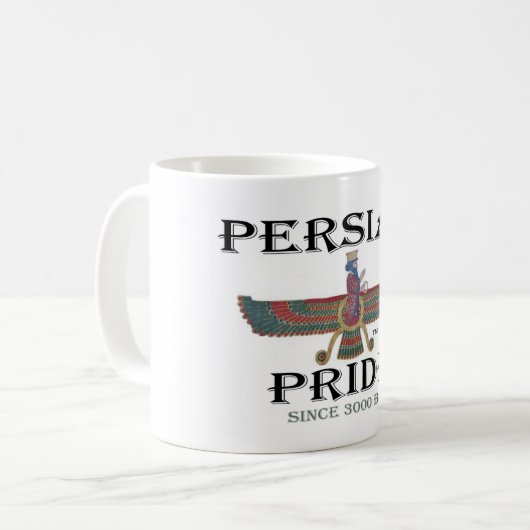 Ahura Mazda - persischer Stolz Kaffeetasse (Vorderseite Links)