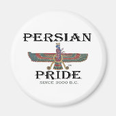 Ahura Mazda - Persischer Stolz Magnet (Vorne)