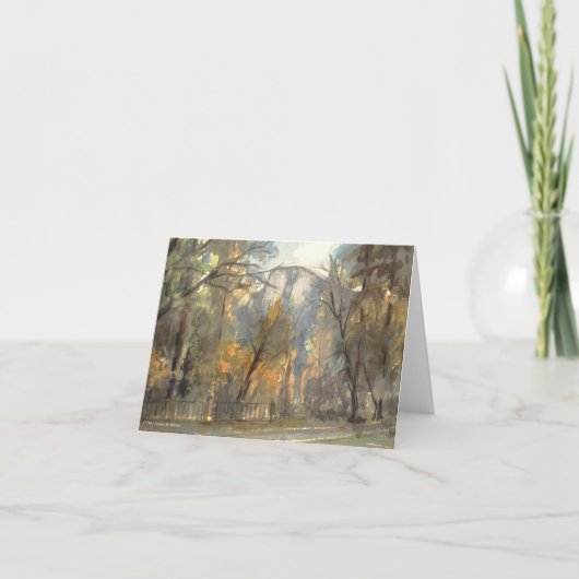 Ahwahnee Lawn Card Karte (Vorderseite)