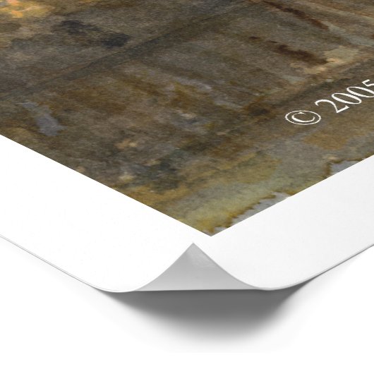 Ahwahnee Lawn Print Poster (Ecke)