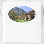 Ahwahnee Ovaler Aufkleber (Tasche)