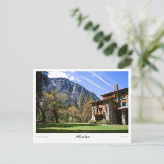 Ahwahnee Postkarte (Stehend Vorderseite)