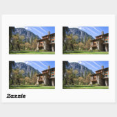 Ahwahnee Rechteckiger Aufkleber (Blatt)