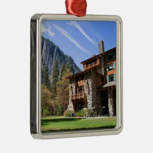Ahwahnee Silbernes Ornament (Rechts)