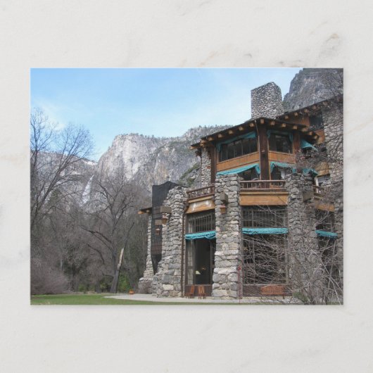 Ahwahnee-Yosemite Postkarte (Vorderseite)