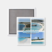 AI0009 Amerika, Anguilla, Karibik, Kühlschrank Magnet (Vorderseite/Rückseite)