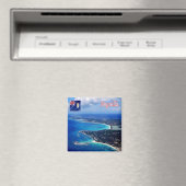 AI007 ANGUILLA, Luftaufnahme, Kühlschrank Magnet (In Situ (Geschirrspüler))