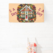 AI 5 a day Frucht und Gemüse Vinyl Banner (InSitu)