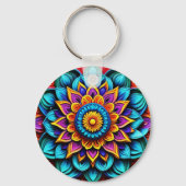 Ai abstract artwork keychain schlüsselanhänger (Rückseite)