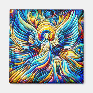 AI Abstrakt Illusionismus Angel Expressionist Effe Magnet