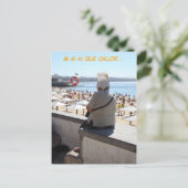 Ai ai ai Que Calor (spanisch, espanol) lustig Postkarte (Stehend Vorderseite)