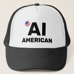 AI American™ Trucker-Mütze Truckerkappe