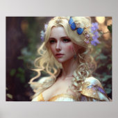 AI Art Beauty and Fashion Model Poster (Vorne)