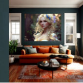 AI Art Beauty and Fashion Model Poster