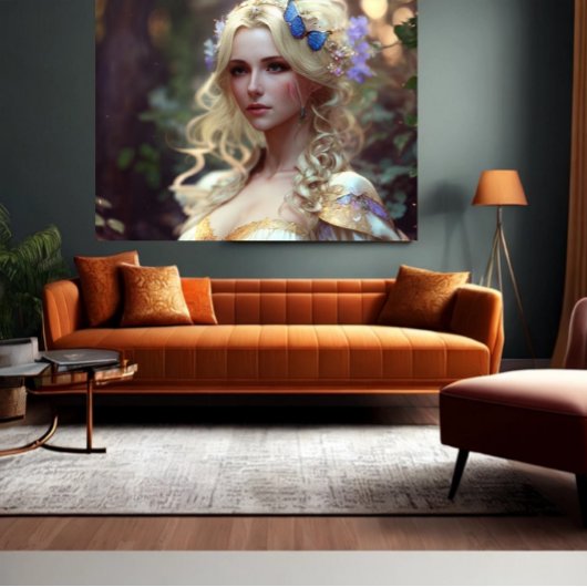 AI Art Beauty and Fashion Model Poster