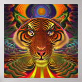 AI Art Bitcoin Crypto NFT Art Poster (Vorne)