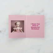 AI Art Doll Happy Birthday Card Karte (Innenseite)