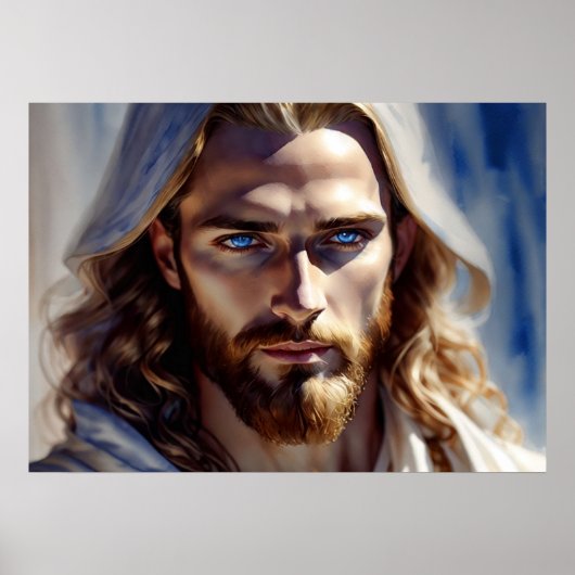 AI art Jesus Christ - Protector Poster (Vorne)