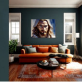 AI art Jesus Christ - Protector Poster