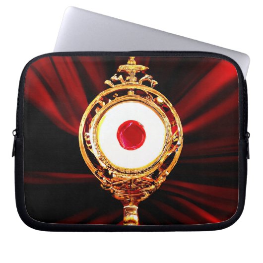 AI Art of A Eucharistic Miracle Laptopschutzhülle (Vorderseite)