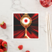 AI Art of A Eucharistic Miracle Serviette (Beispiel)