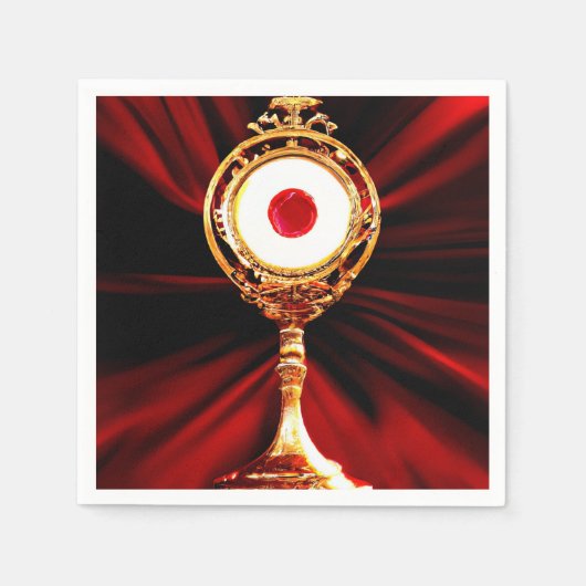 AI Art of A Eucharistic Miracle Serviette (Vorderseite)