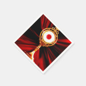 AI Art of A Eucharistic Miracle Serviette (Ecke)