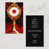 AI Art of A Eucharistic Miracle Visitenkarte (Vorne/Hinten)