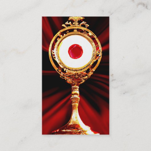 AI Art of A Eucharistic Miracle Visitenkarte (Vorderseite)