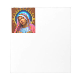 AI Art of the Seglied Jungfrau Mary Notizblock