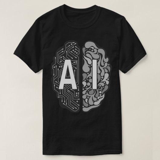 AI Artificial Intelligence Essential Classic TShir T-Shirt (Design vorne)
