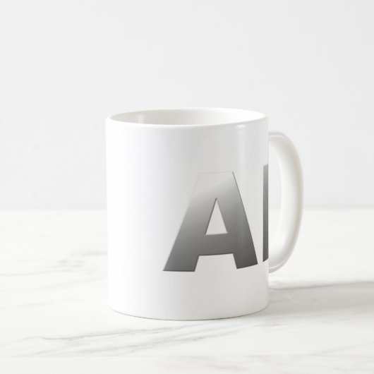 AI artificial intelligence Kaffeetasse (VorderseiteRechts)