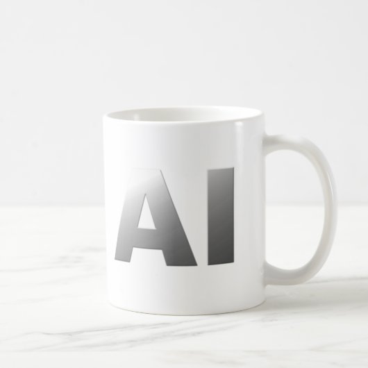 AI artificial intelligence Kaffeetasse (Rechts)