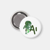 AI Artificial Intelligence sein Hier-Technik-Vorsi Magnet (Vorderseite/Rückseite)