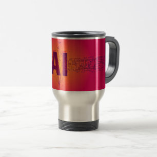 AI Artificial Intelligence Travel Mug Reisebecher