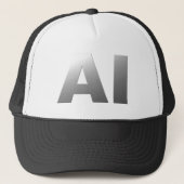 AI artificial intelligence Truckerkappe (Vorderseite)