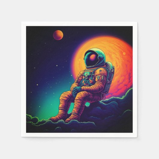 Ai Astronaut Serviette (Vorderseite)