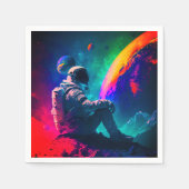 Ai Astronaut Serviette (Vorderseite)