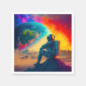 Ai Astronaut Serviette (Vorderseite)