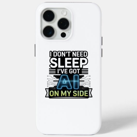 AI auf meiner Seite – Lustiger Tech-Spruch Case-Mate iPhone Hülle (Rückseite)