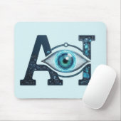 AI-Auge Mousepad (Mit Mouse)