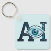 AI-Auge Schlüsselanhänger (Vorderseite)