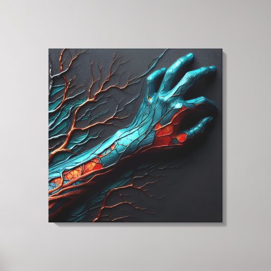 AI außerhalb der Grenzen Leinwanddruck (Vorderseite)