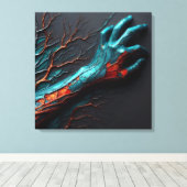 AI außerhalb der Grenzen Leinwanddruck (Insitu (Holzboden))