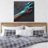 AI außerhalb der Grenzen Leinwanddruck (Insitu (Schlafzimmer))