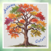 AI Autumn Colors Window Cloning Decal Fensteraufkleber (Blatt 3)