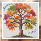 AI Autumn Colors Window Cloning Decal Fensteraufkleber (Blatt 2)