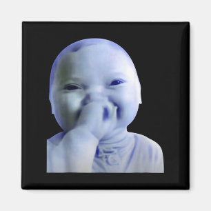 Ai Baby Du Schwörst Meme Lustiges Lachendes Baby M Magnet